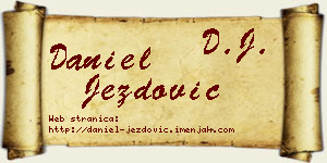 Daniel Jezdović vizit kartica